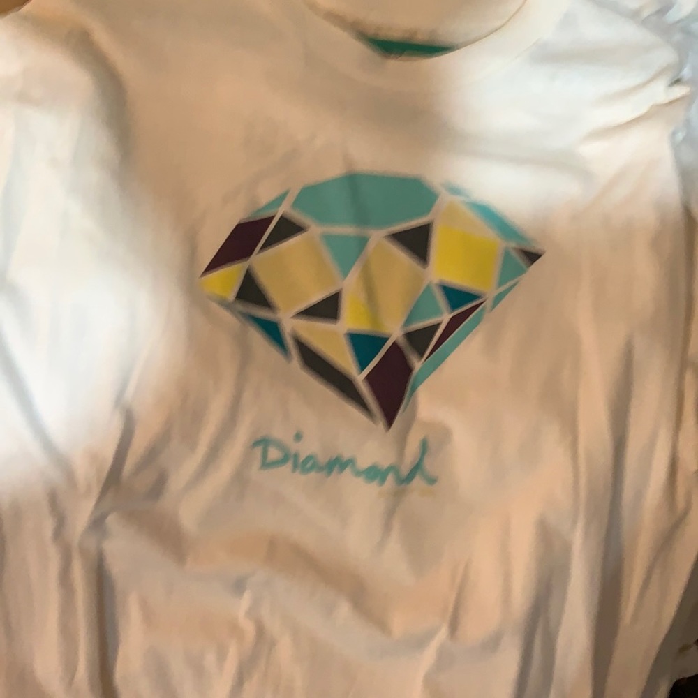White diamond supply co t shirt large